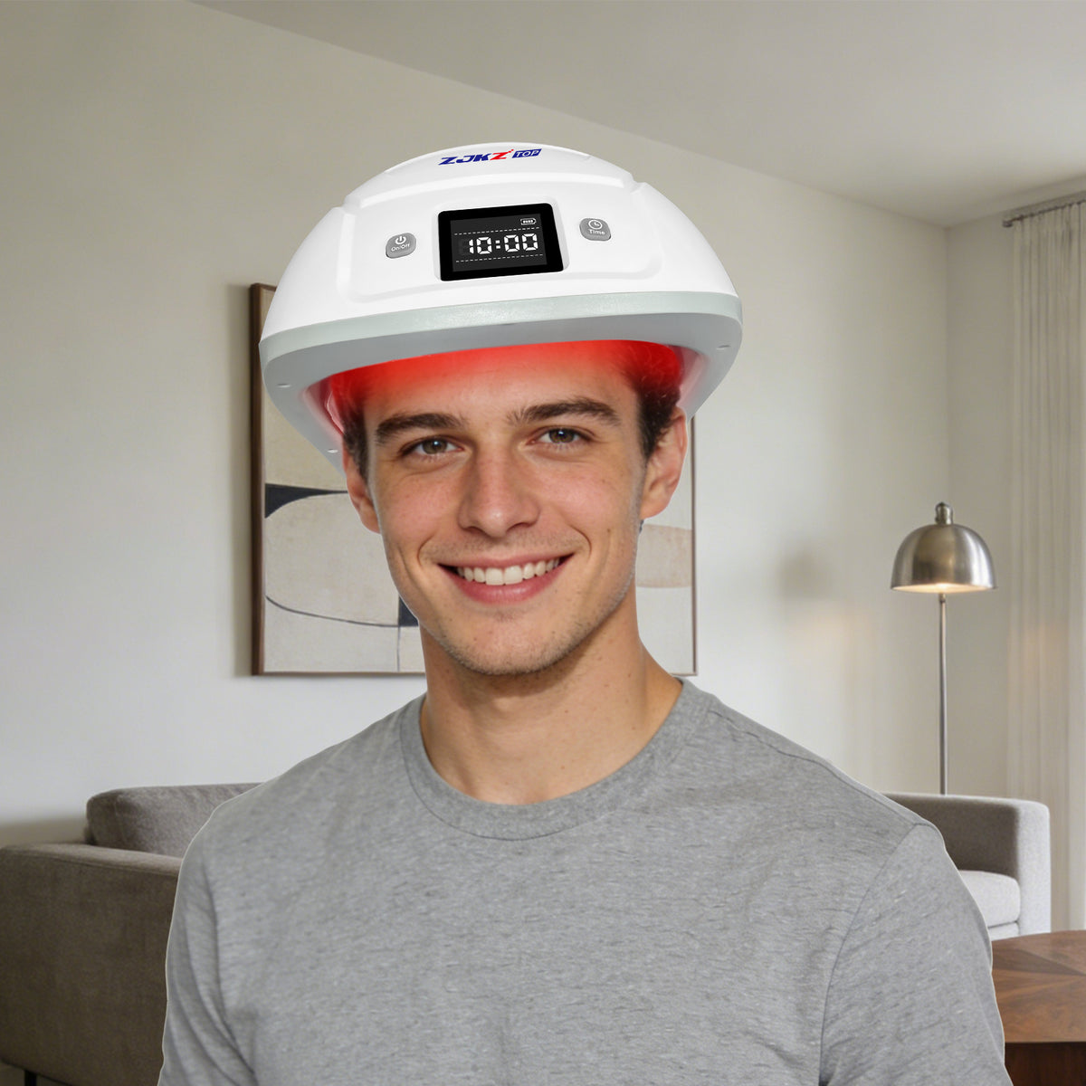 ZJKZTOP 650nm LLLT Hands-Free Laser Hair Growth Helmet