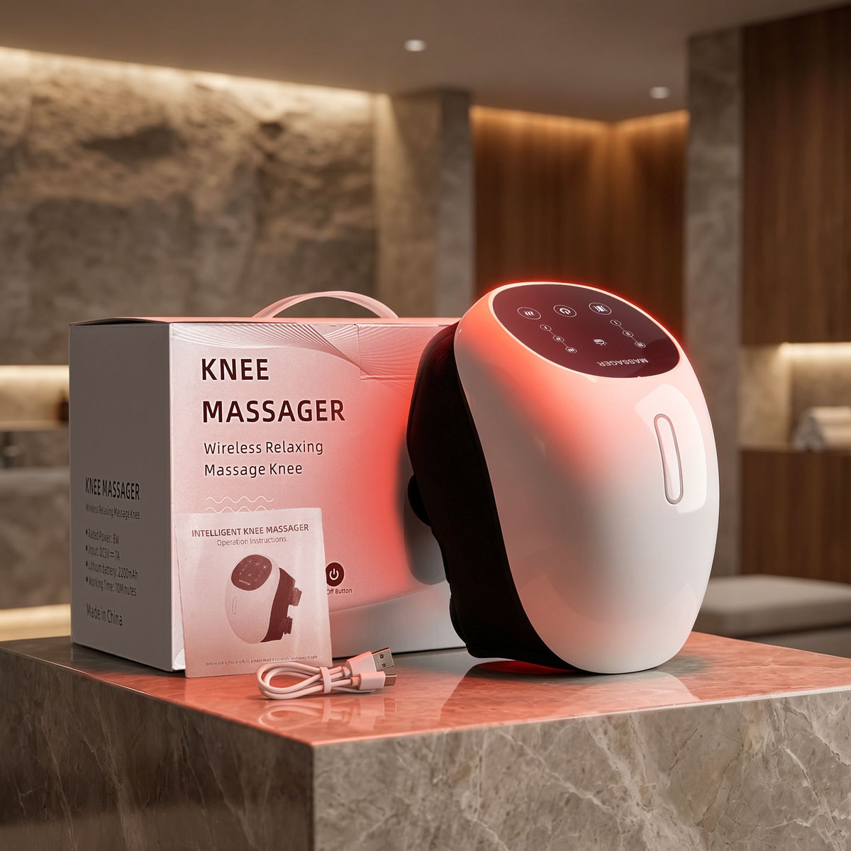 4-in-1 Red Light Knee Massager for Joint Pain Relief
