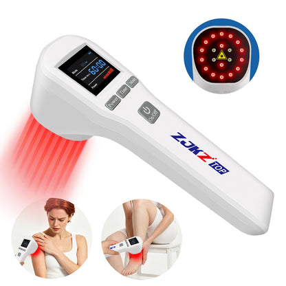 ZJKZTOP LLLT Dual Wavelengths Portable Cordless Cold Laser Therapy Device
