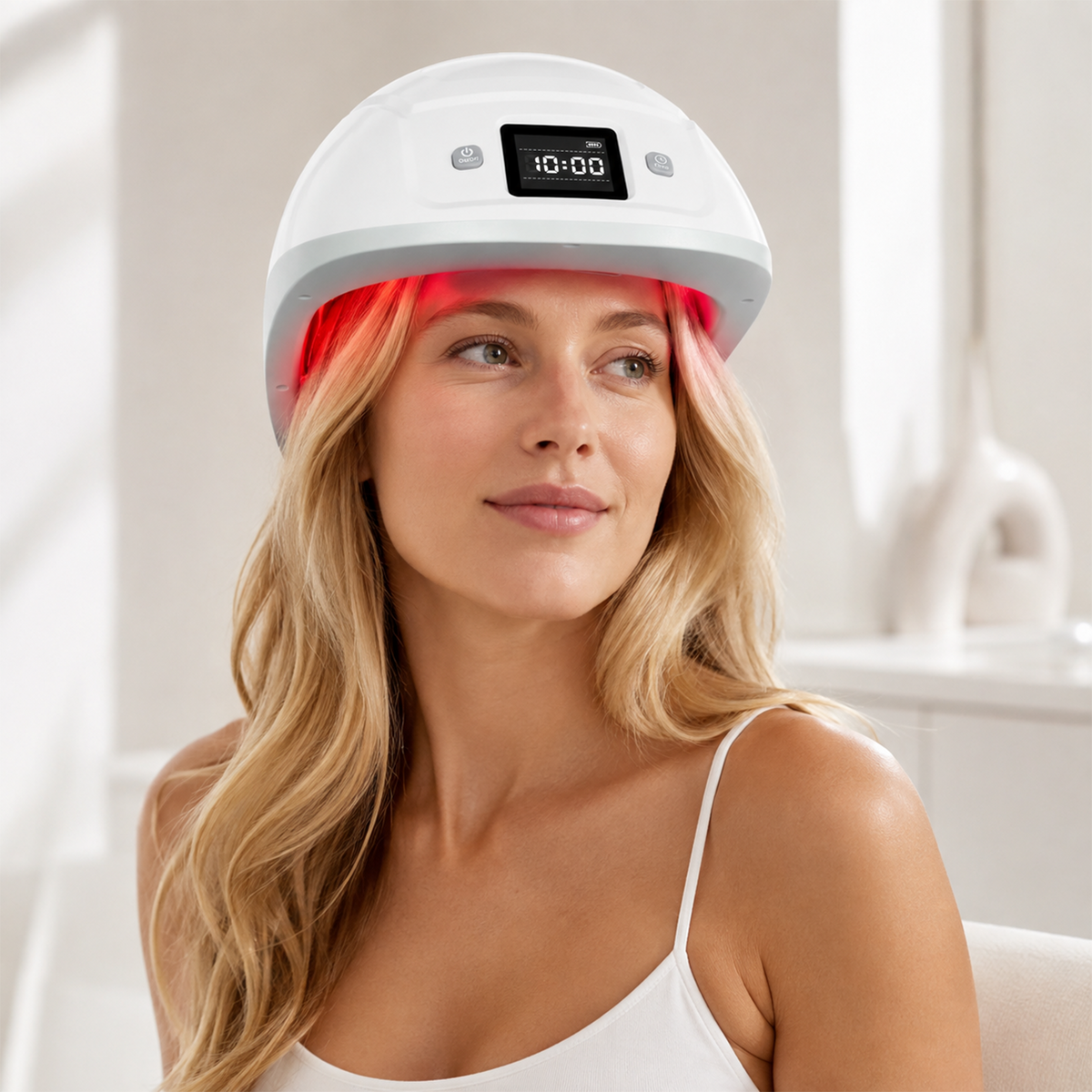 650nm Red Light Laser Hair Growth Treatment Helmet