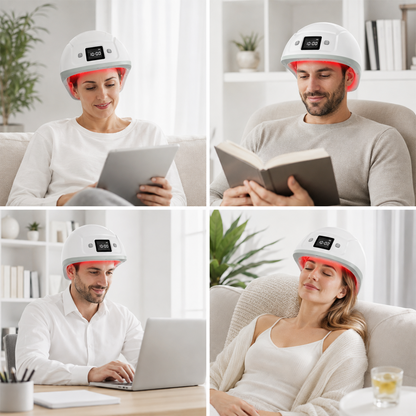 650nm Red Light Laser Hair Growth Treatment Helmet