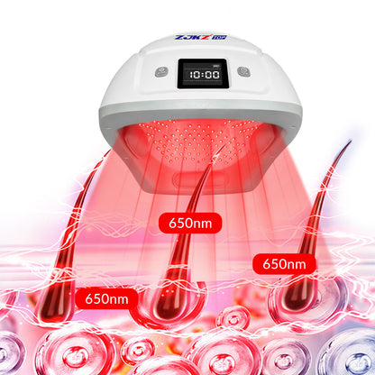 ZJKZTOP 650nm LLLT Hands-Free Laser Hair Growth Helmet