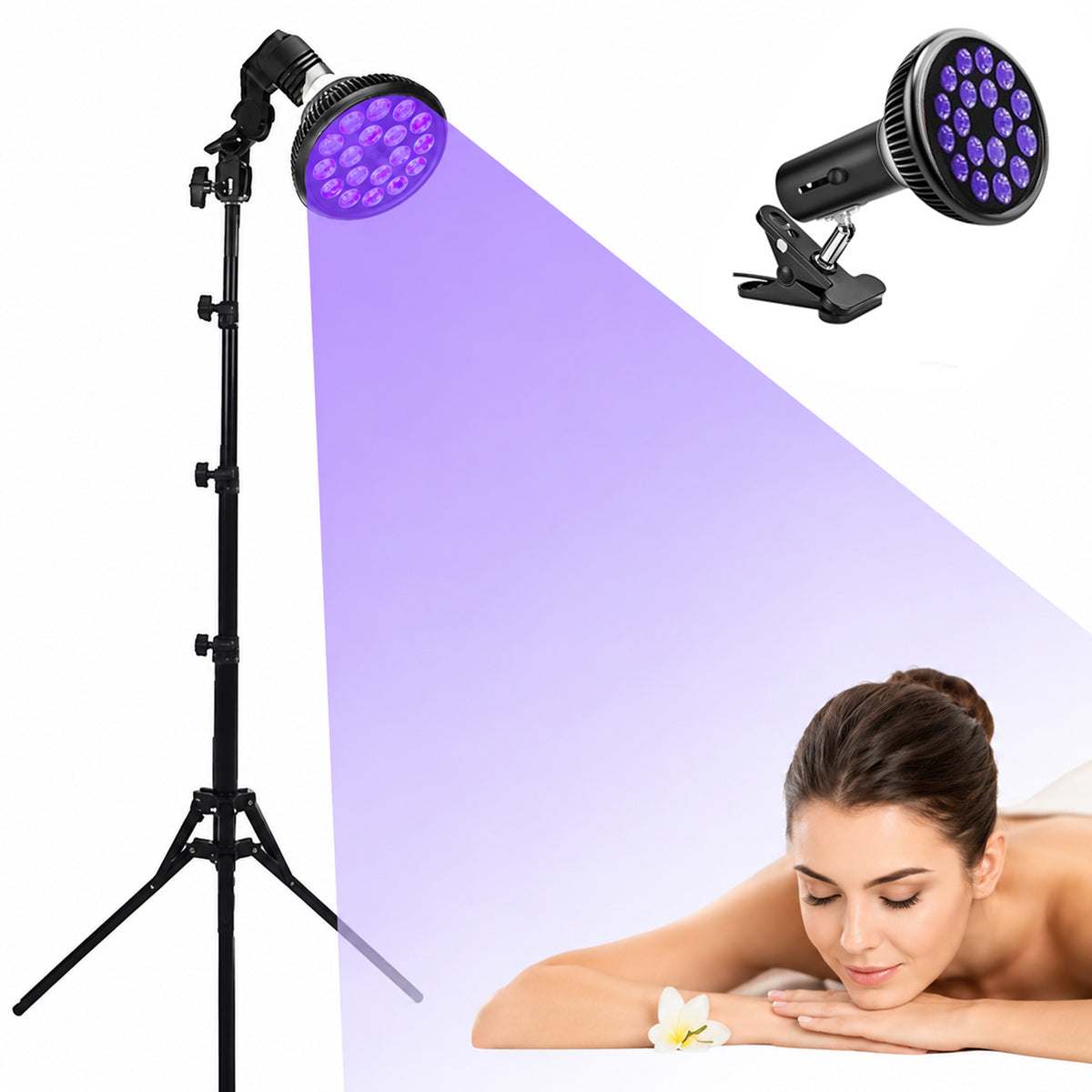 54W 18pcs UV Tanning Lamp | Home Sun Lamp Face Body