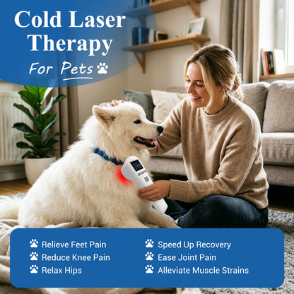 ZJKZTOP LLLT Dual Wavelengths Portable Cordless Cold Laser Therapy Device