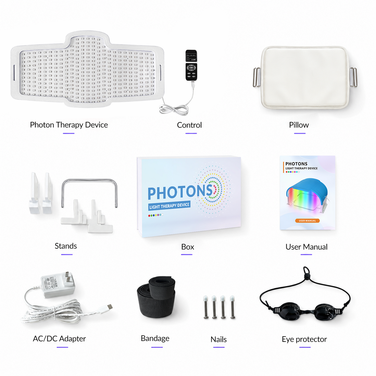 7 Color LED Facial Mask for Skin Rejuvenation & Acne