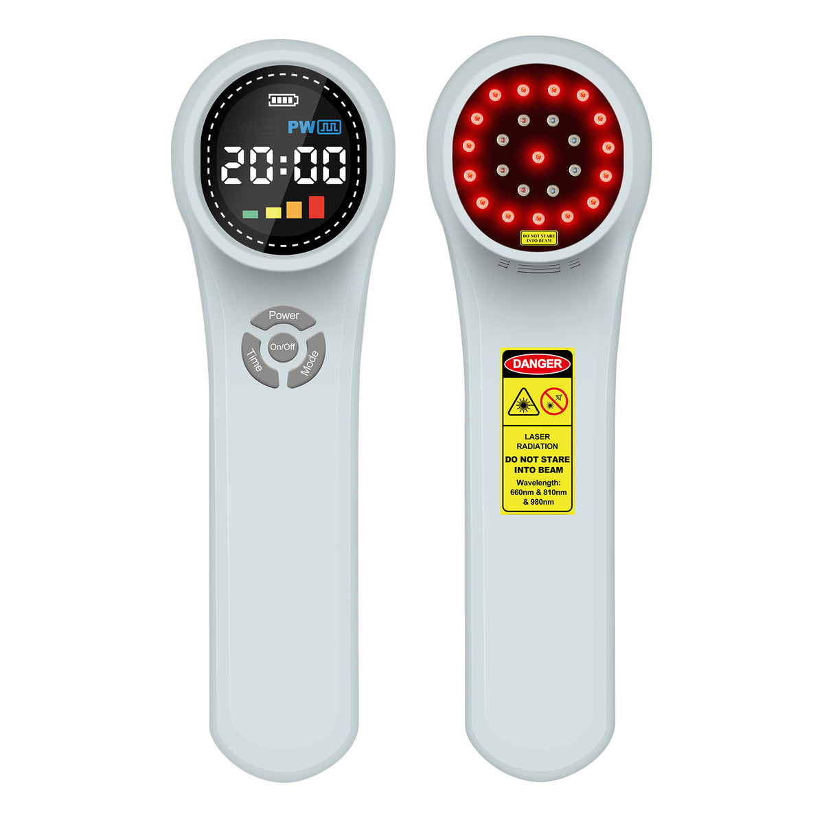 1760mW 980nm 810nm 650nm Cold Laser Pain Relief Device