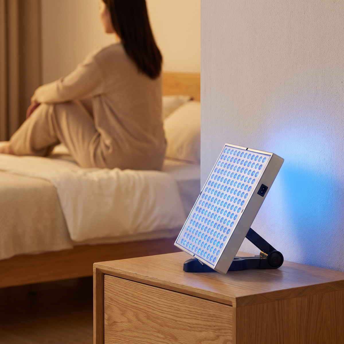 45W 225pcs Desktop LED Blue Light Tanning Lamp for Face & Body