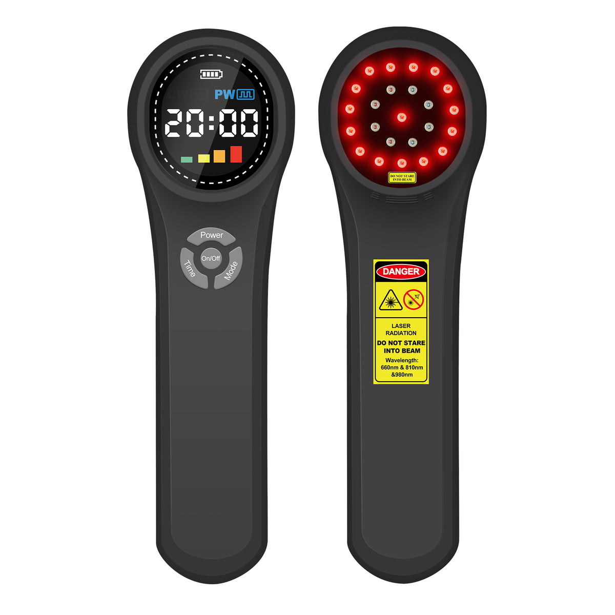 1760mW 980nm 810nm 650nm Cold Laser Pain Relief Device