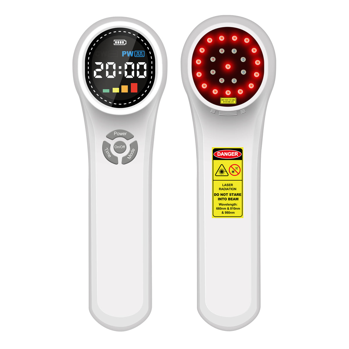 1760mW 980nm 810nm 650nm Cold Laser Pain Relief Device